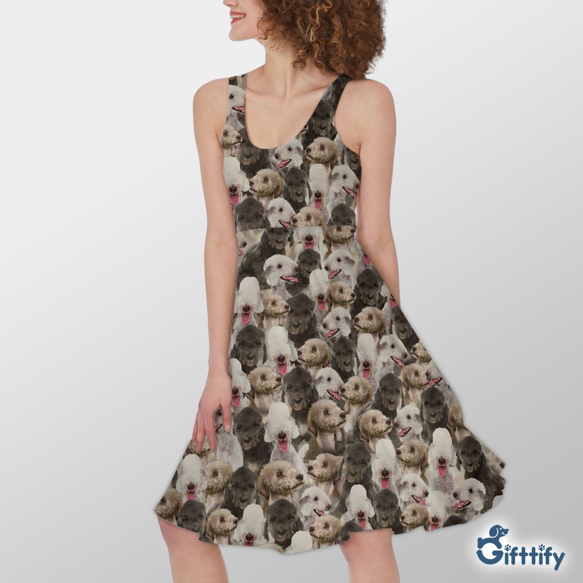 Bedlington Terrier A Punch Of Lovely Dogs Women's Dress