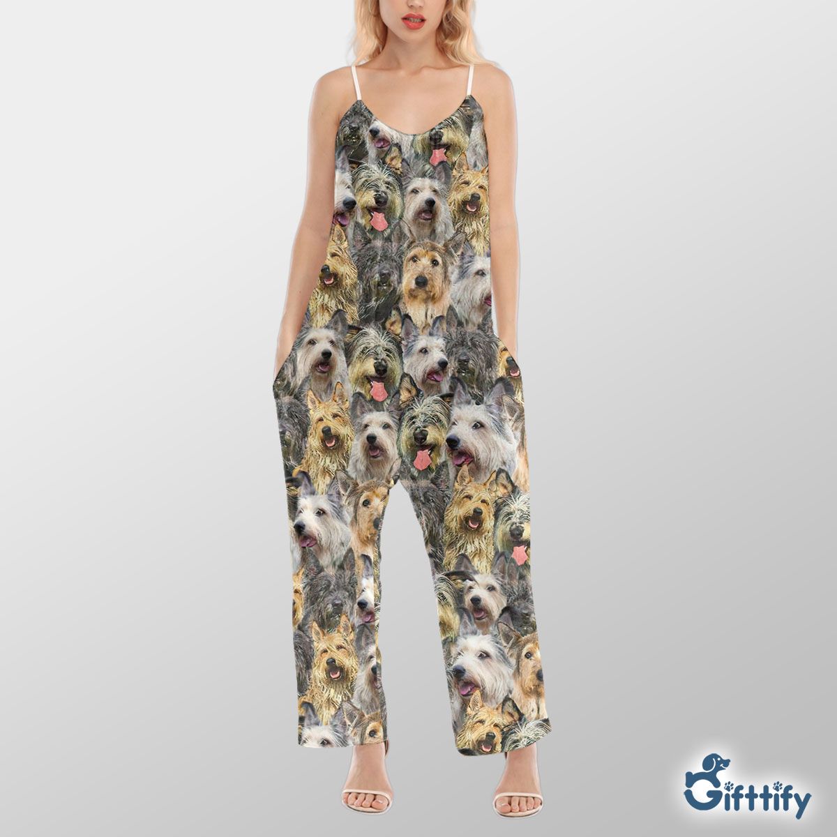 Berger Picard A Punch Of Lovely Dogs Cami Jumpsuit