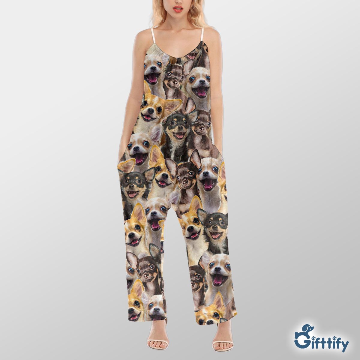 Chihuahua A Punch Of Lovely Dogs Cami Jumpsuit