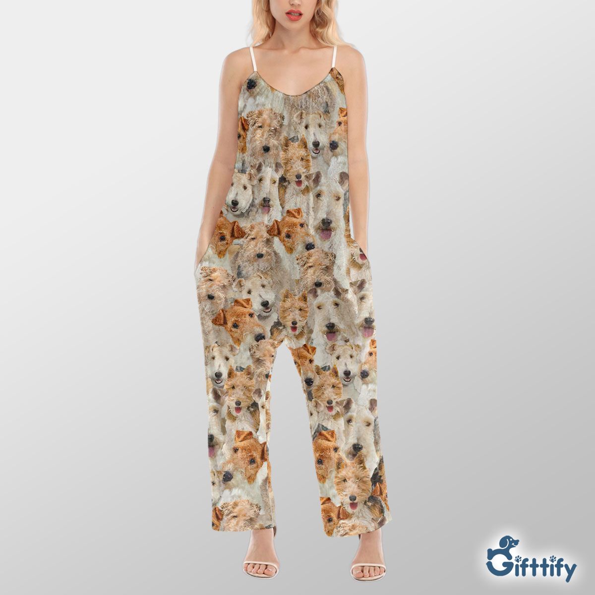 Fox Terrier A Punch Of Lovely Dogs Cami Jumpsuit