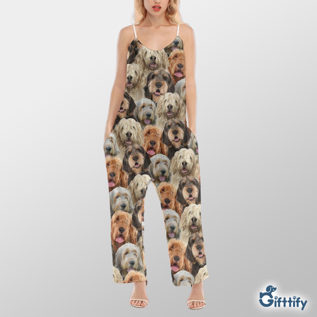 Otterhound A Punch Of Lovely Dogs Cami Jumpsuit