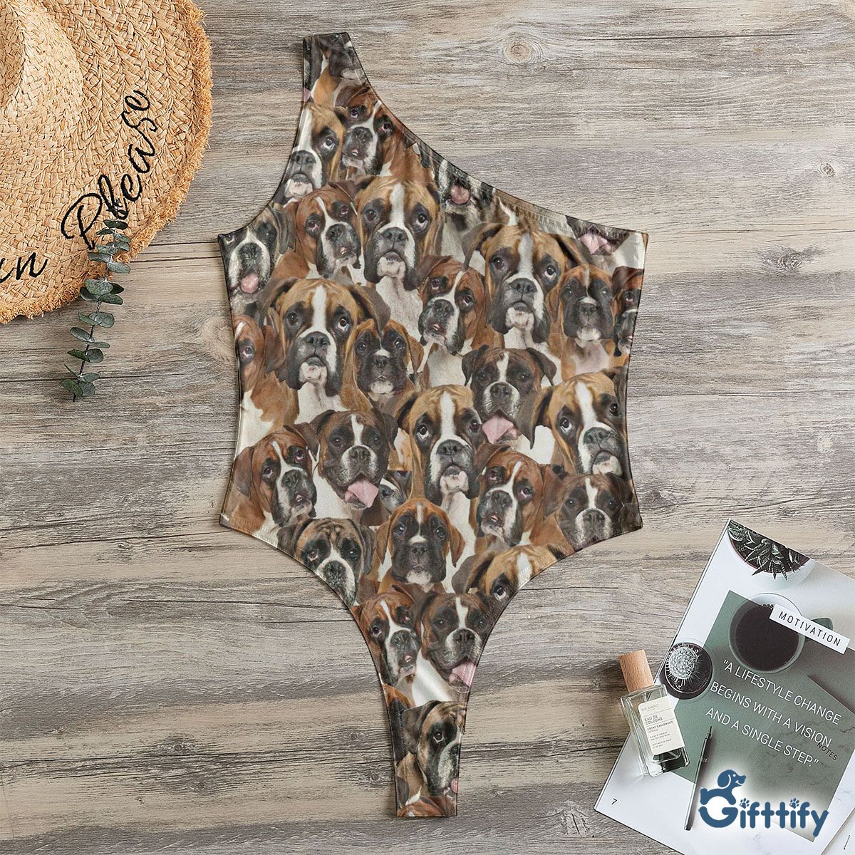 Bernese Mountain A Punch Of Lovely Dogs One Shoulder Bodysuit