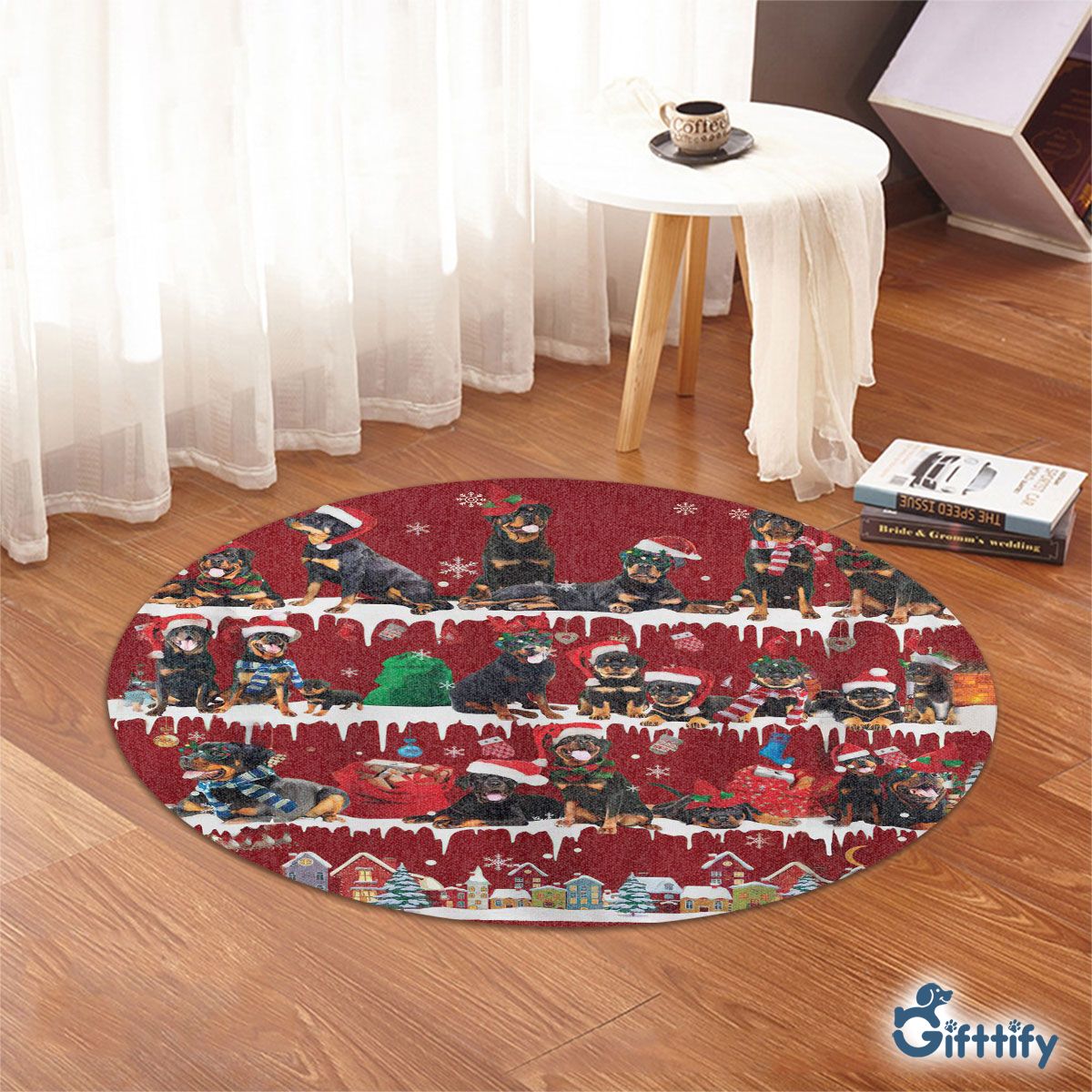 Rottweiler Round Rug