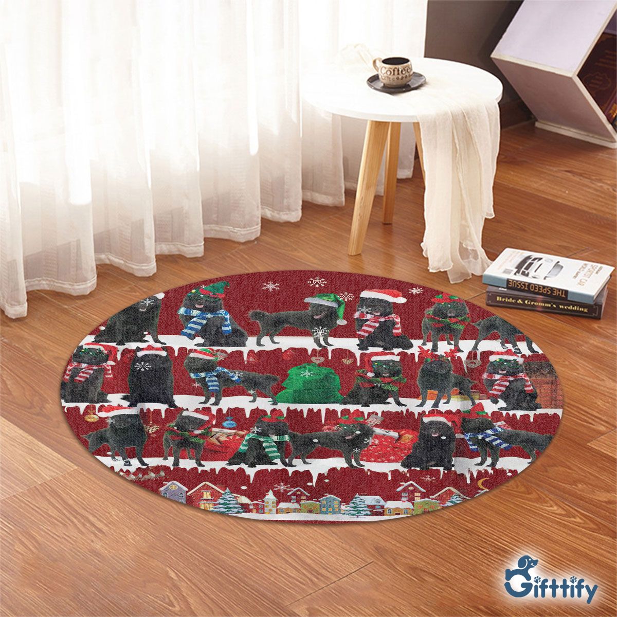 Schipperke Round Rug