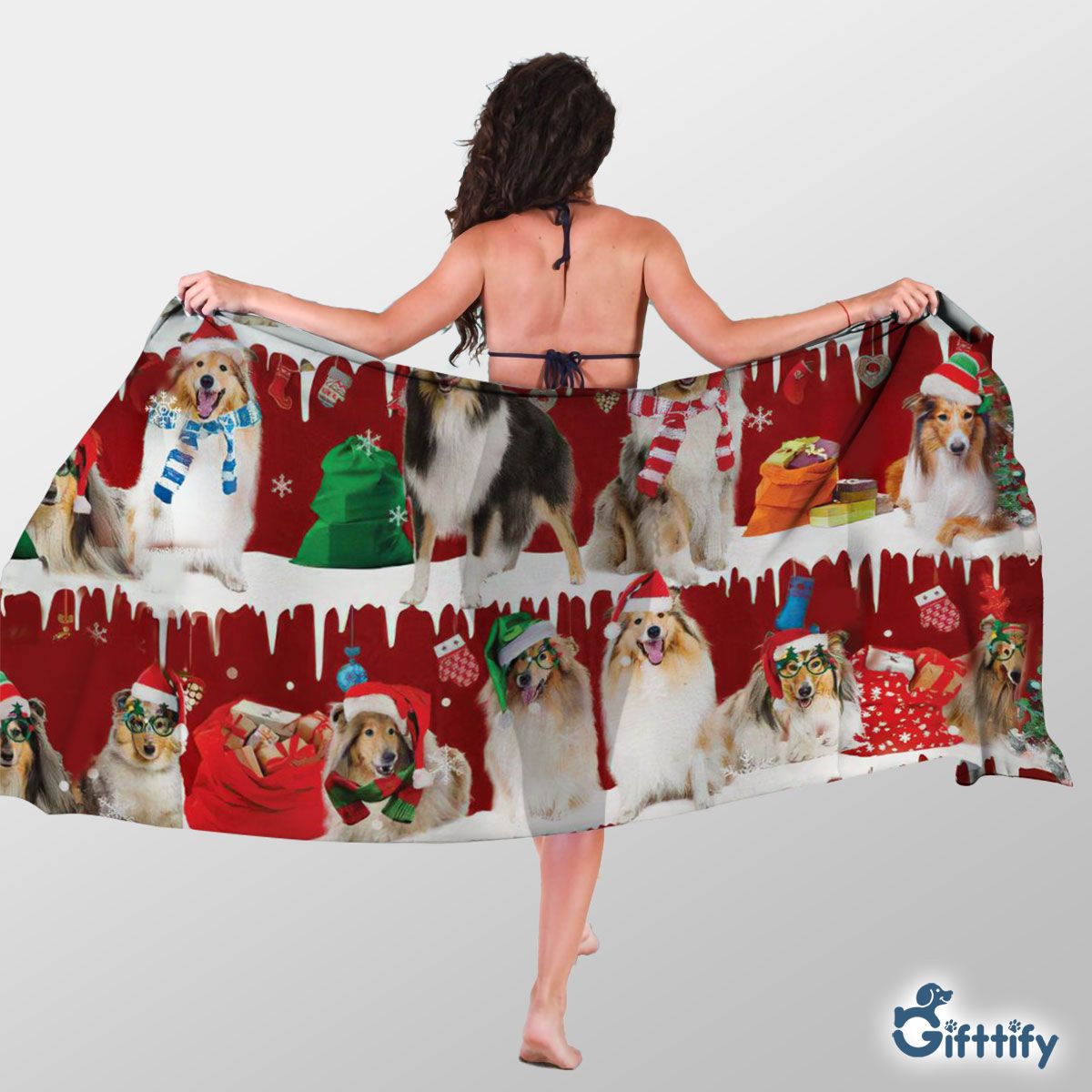 Rough Collie Sarong