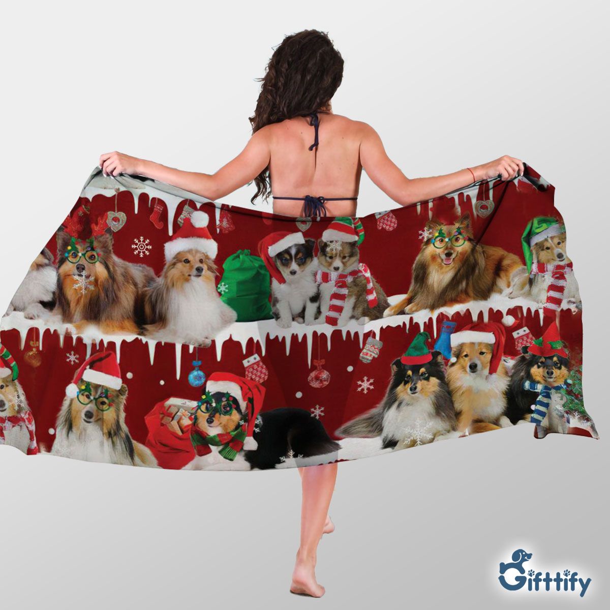 Shetland Sheepdog Sarong