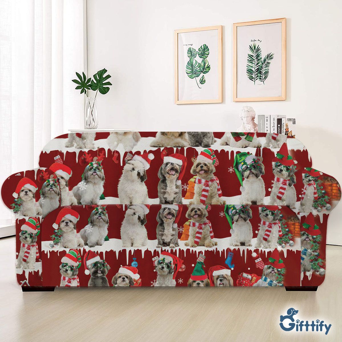 Shih Tzu Sofa Cover