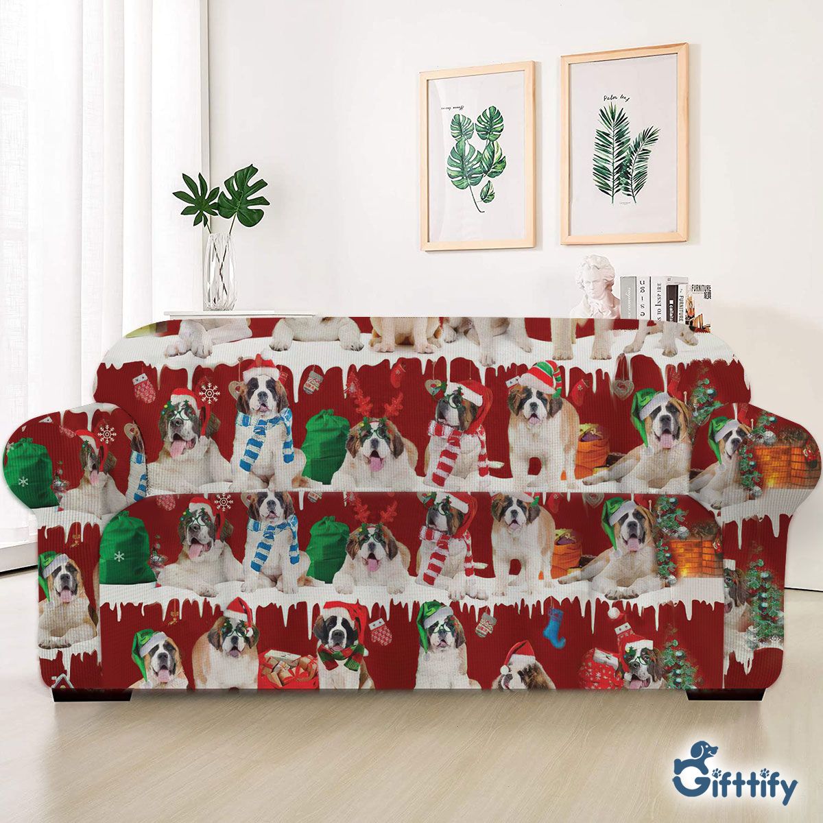 St Bernard Sofa Cover