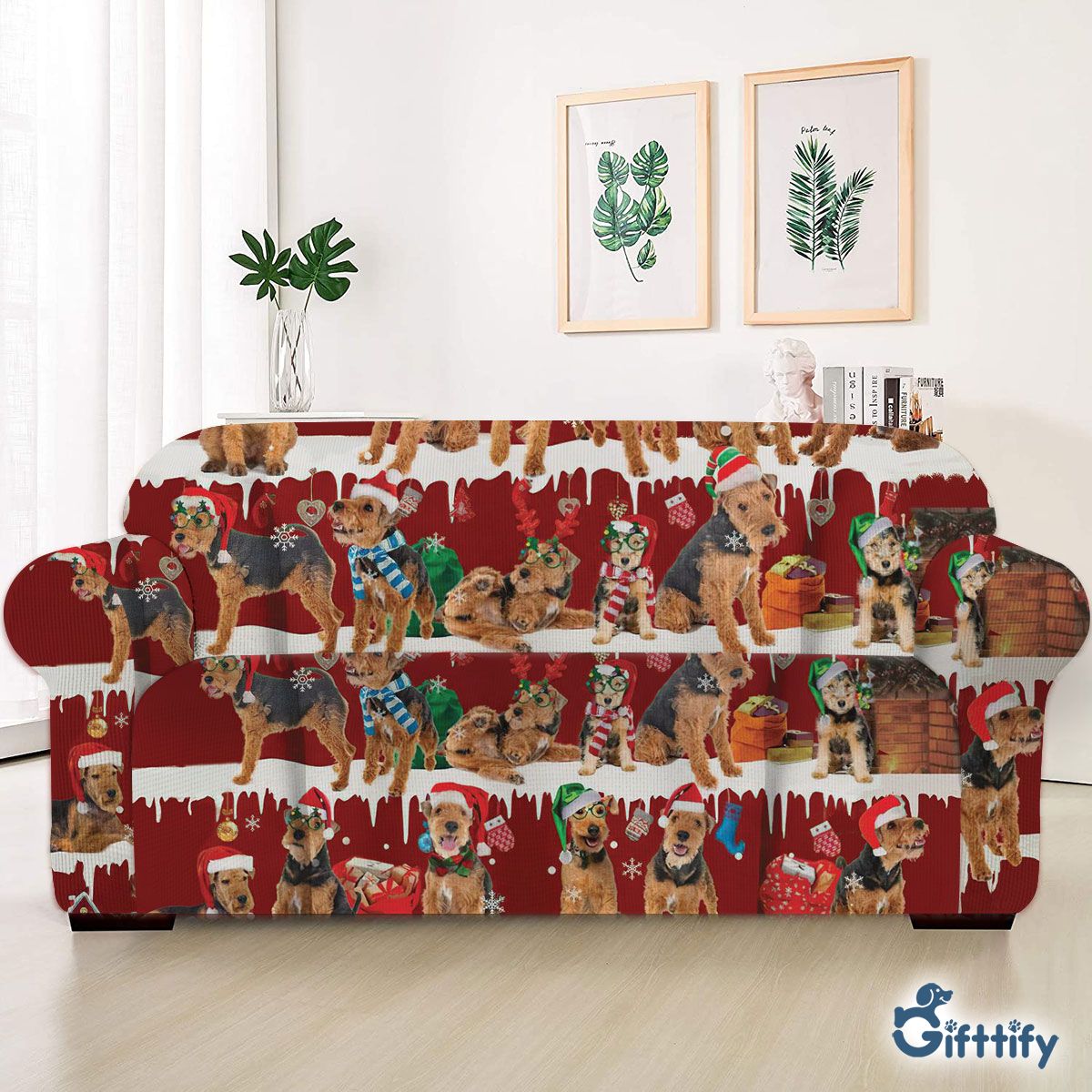 Welsh Terrier Sofa Cover