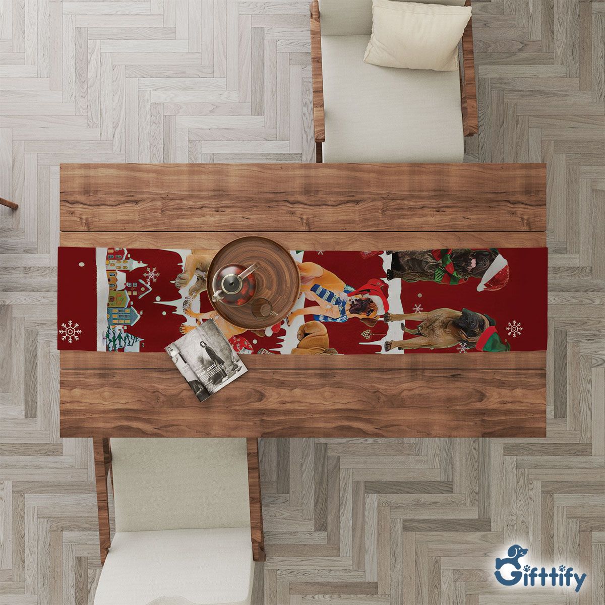 Bullmastiff Table Runner