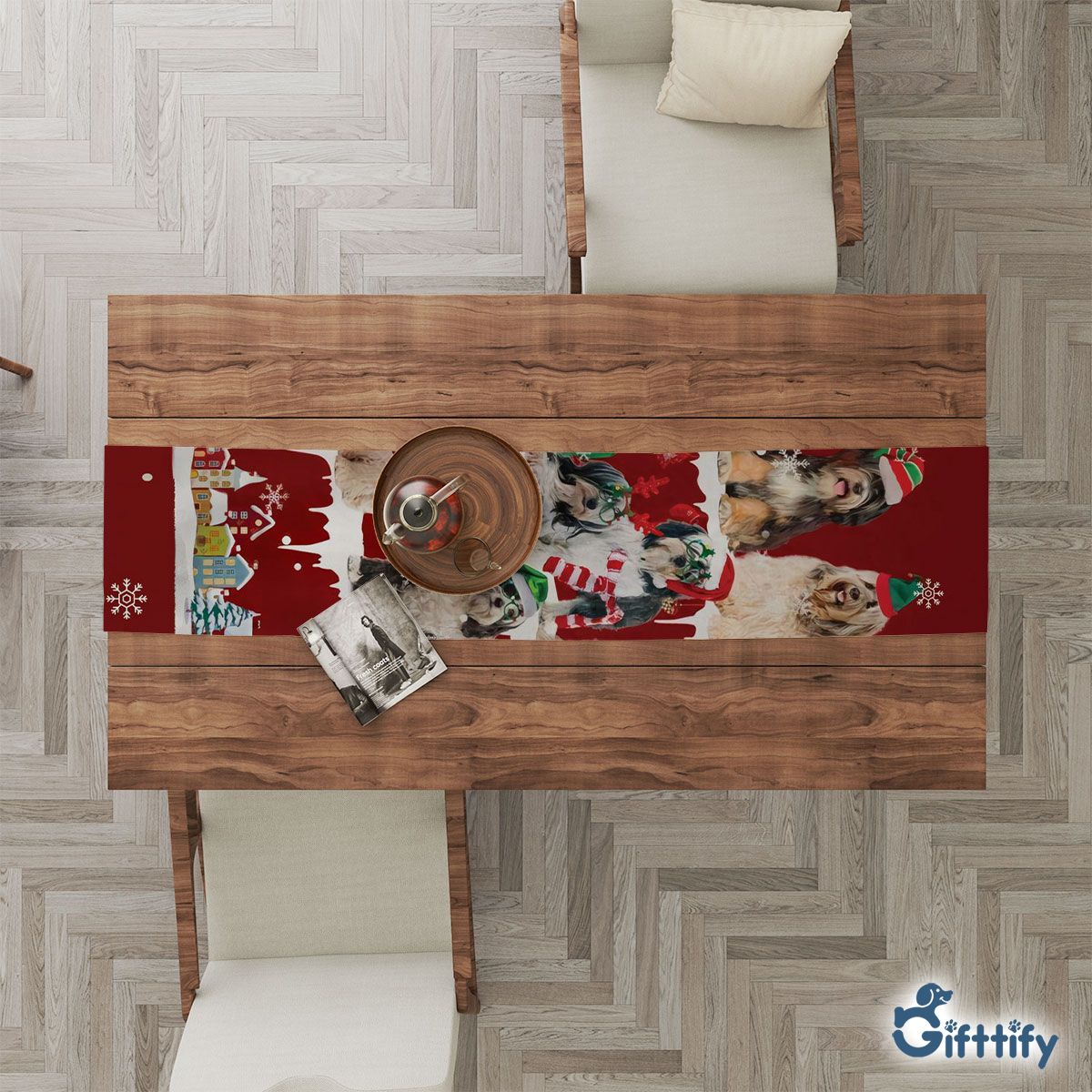 tibetan terrier Table Runner