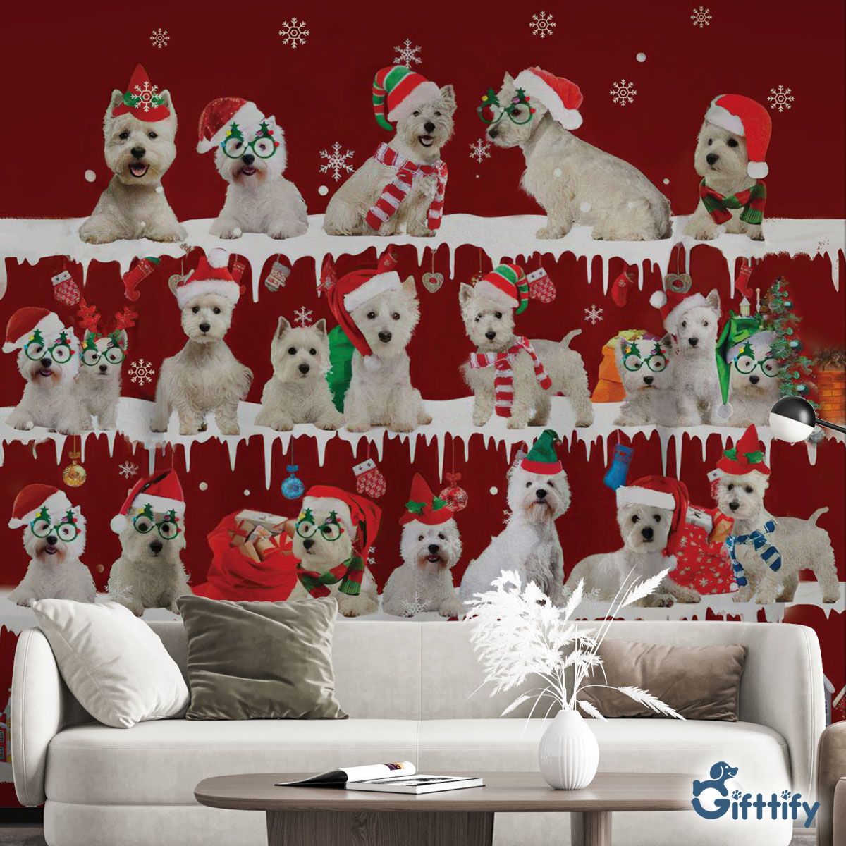 West Highland White Terrier Wall Mural