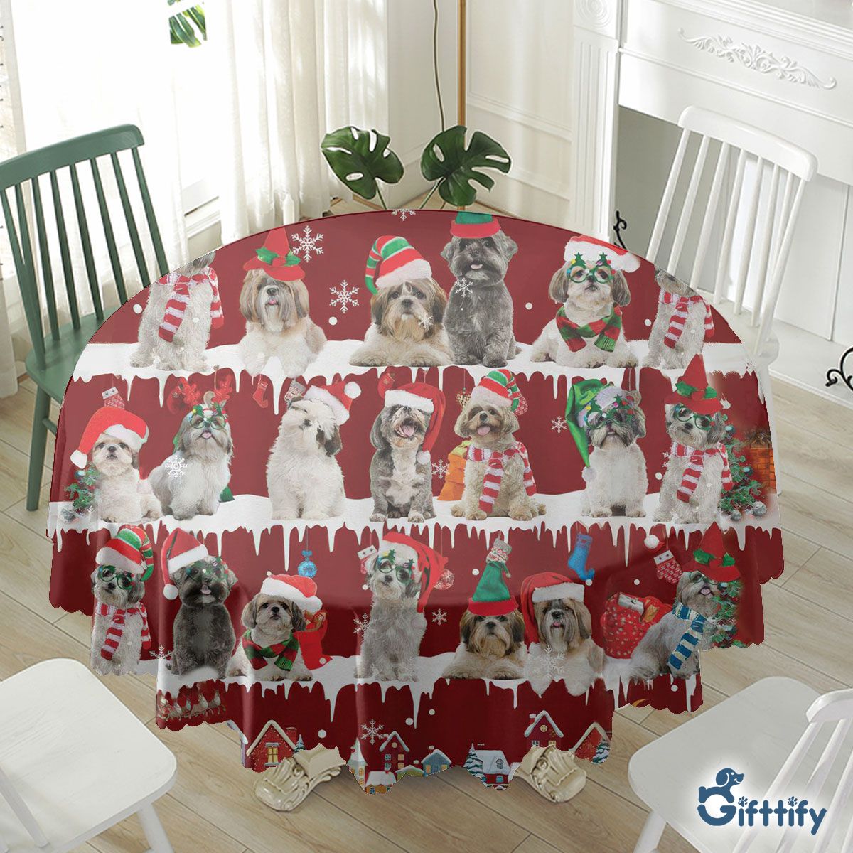 Shih Tzu Waterproof Tablecloth