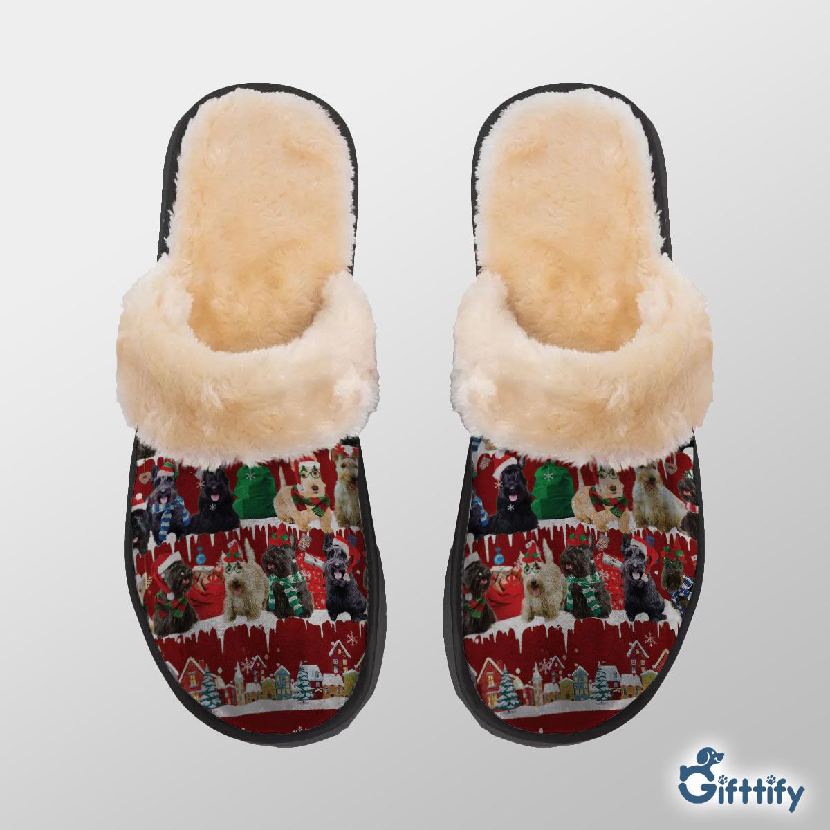 Scottish Terrier Home Plush Slippers