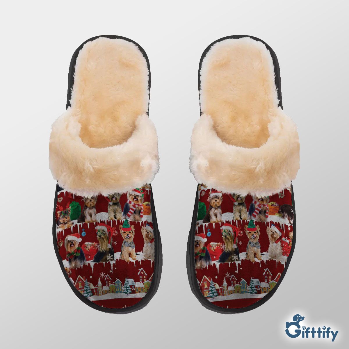 Yorkshire Terrier Home Plush Slippers