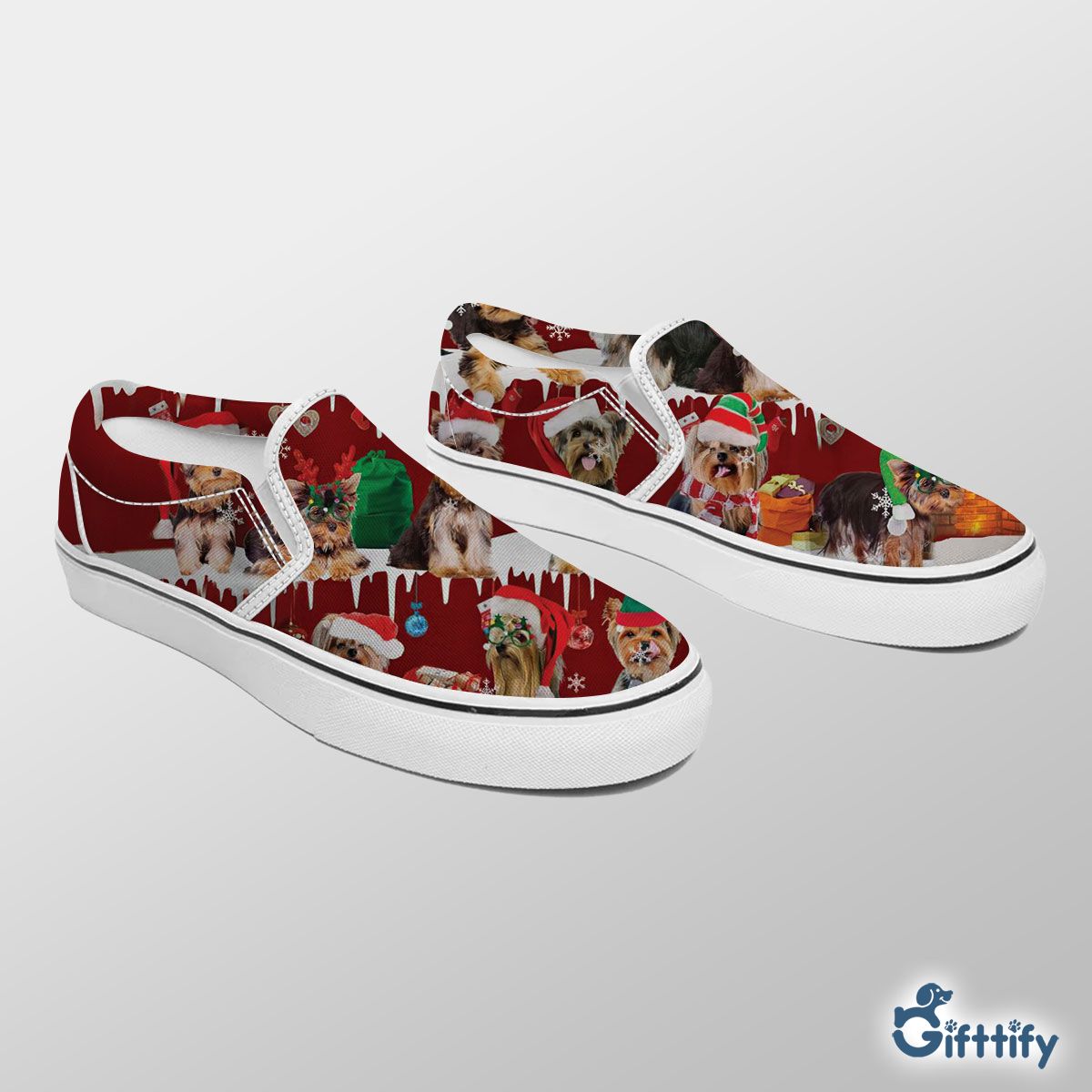 Yorkshire Terrier Slip On Sneakers