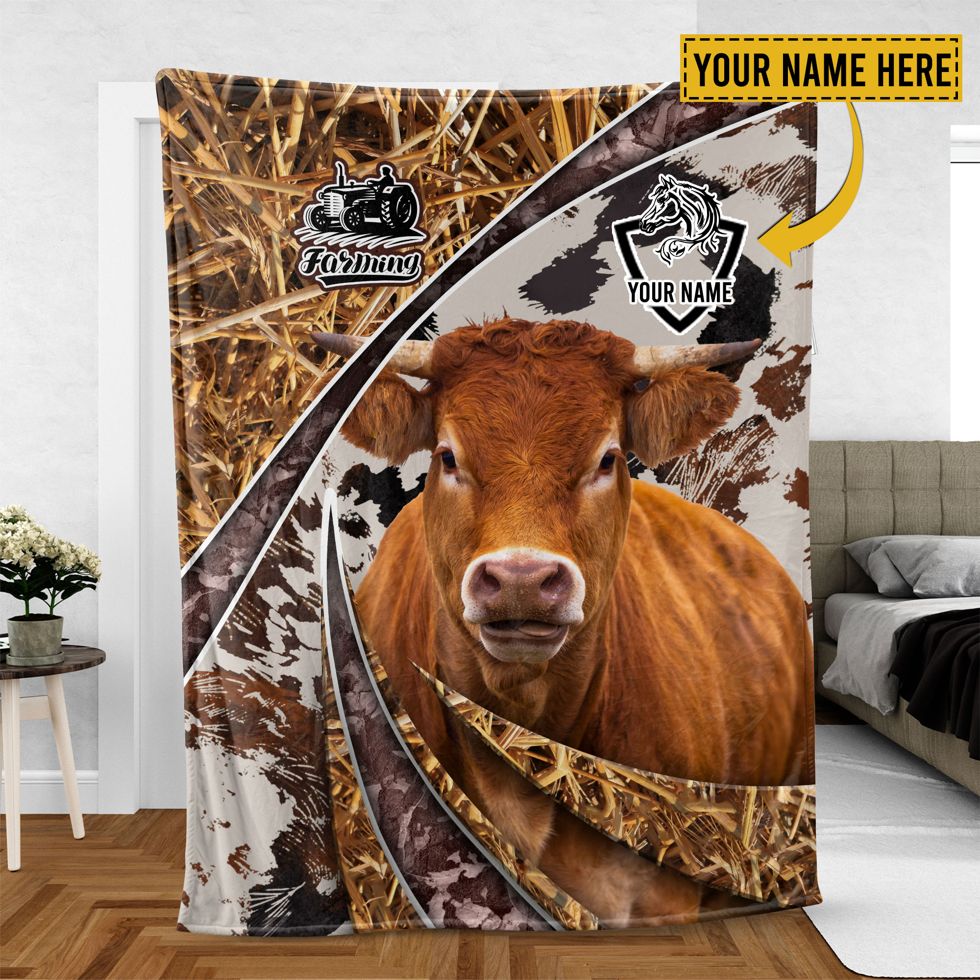 Custom Blanket For Cow Lovers NTM23115