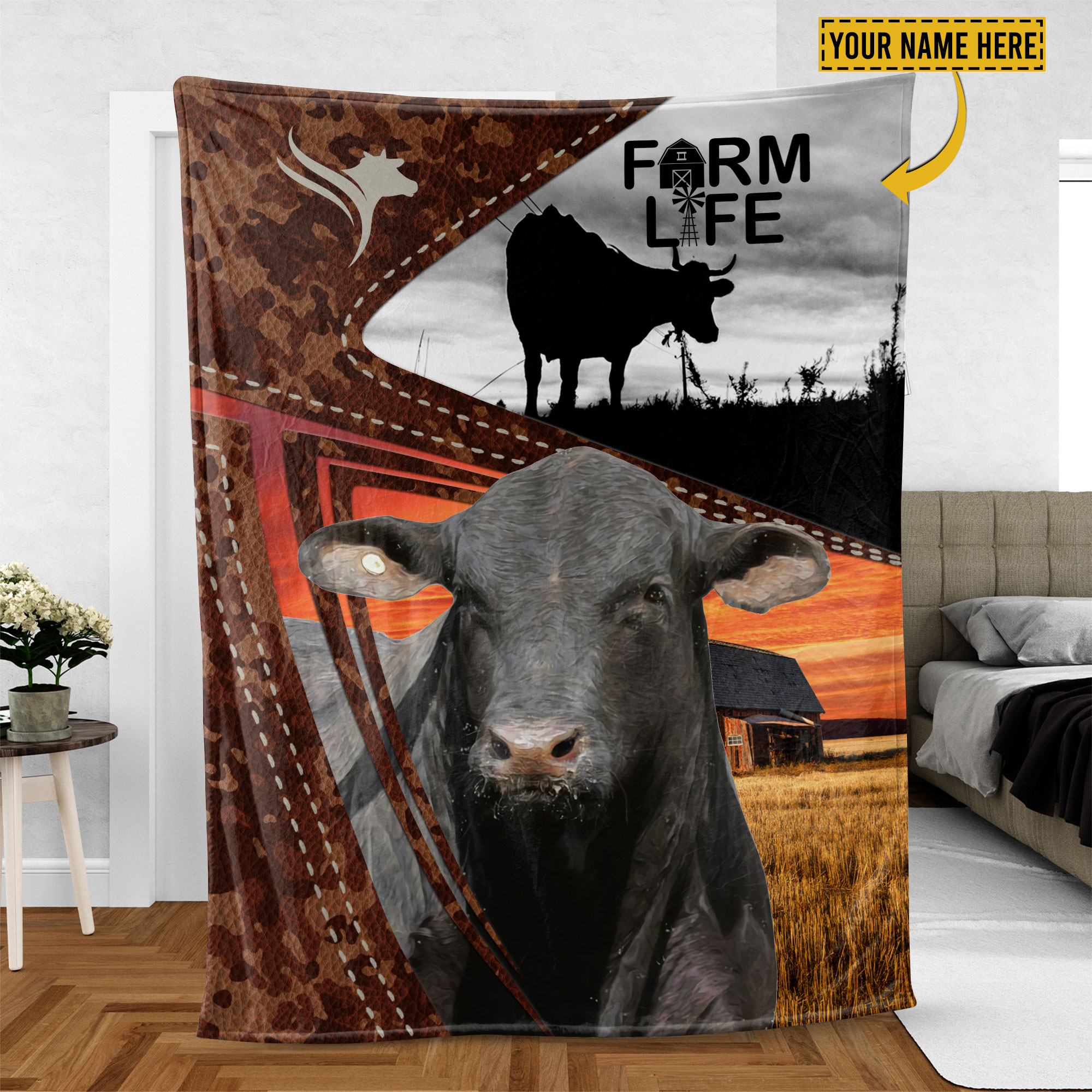 Custom Blanket For Cow Lovers NTM23116