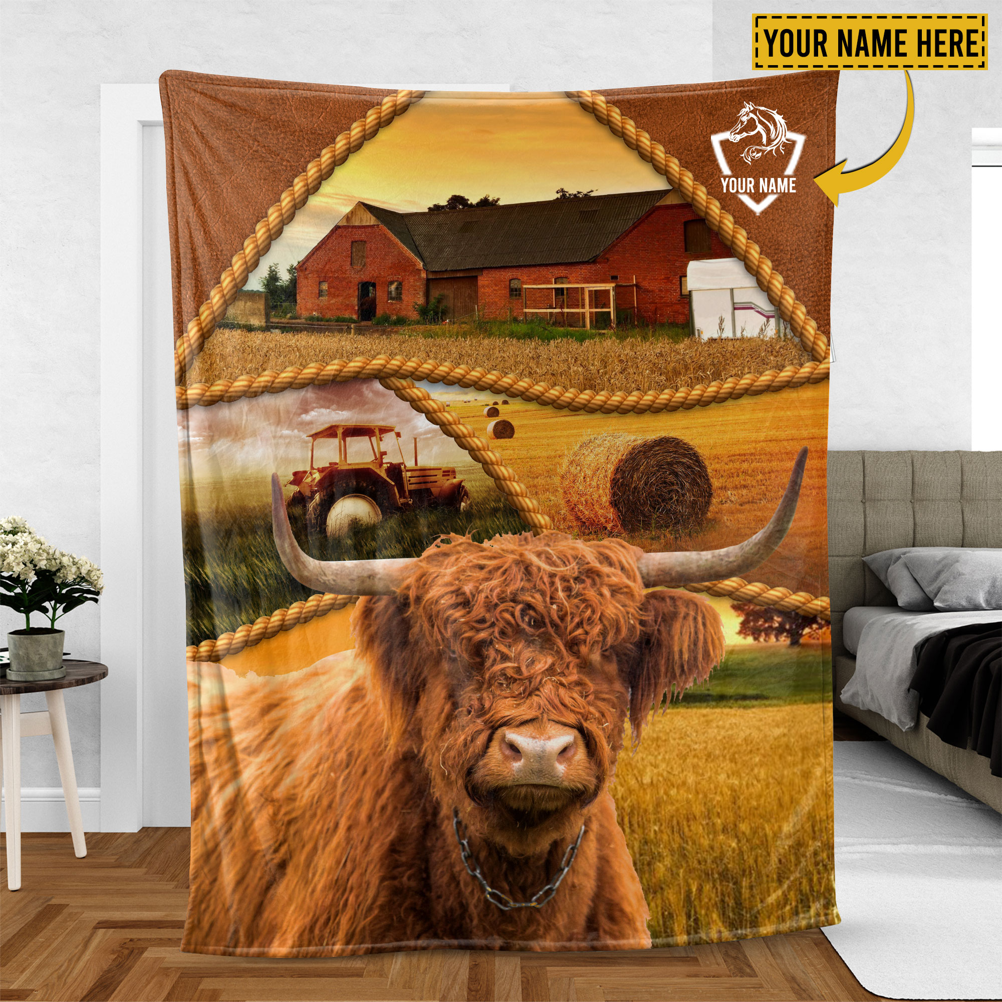 Custom Blanket For Cow Lovers NTM23118
