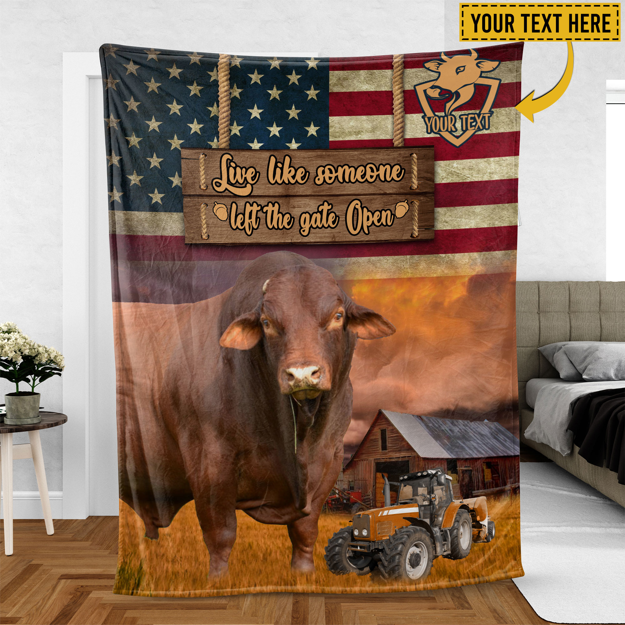 Custom Blanket For Cow Lovers TU27311
