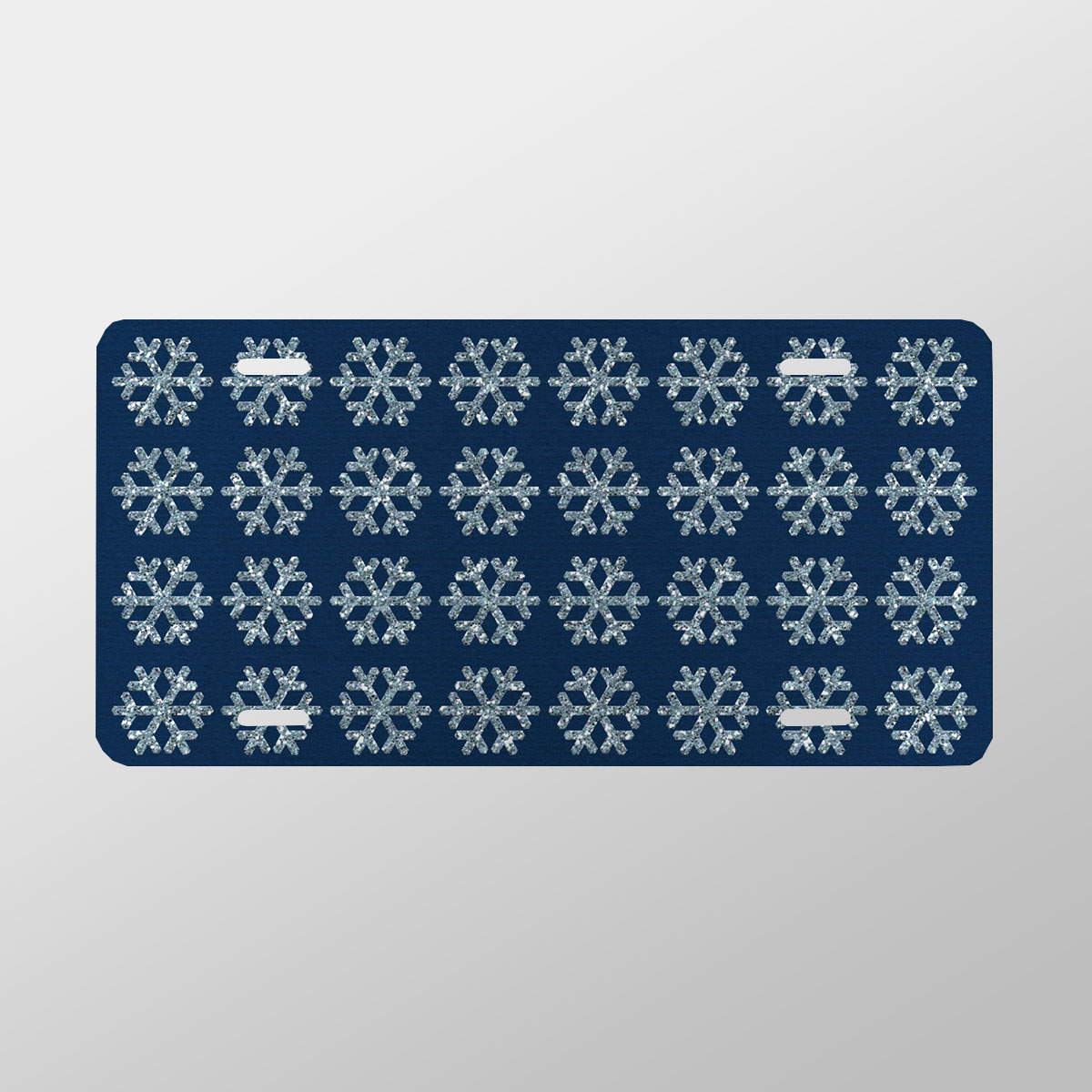 Snowflake, Snowflake Background, Snowflake Pattern 1 Vanity Plate