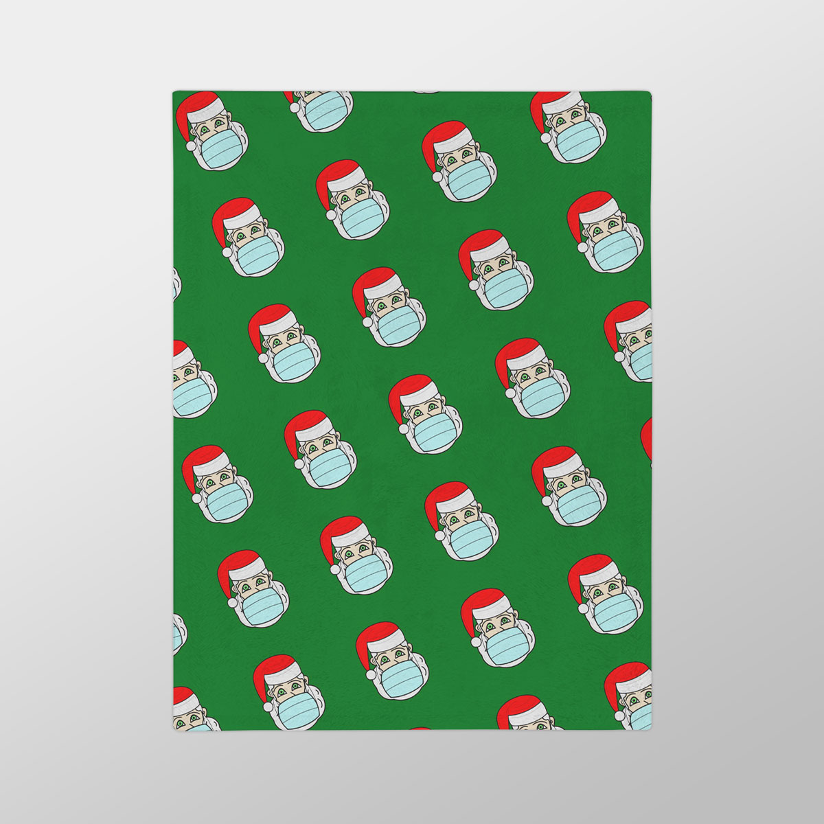 Santa Claus, Christmas Santa, Funny Secret Santa Gifts Velveteen Minky Blanket