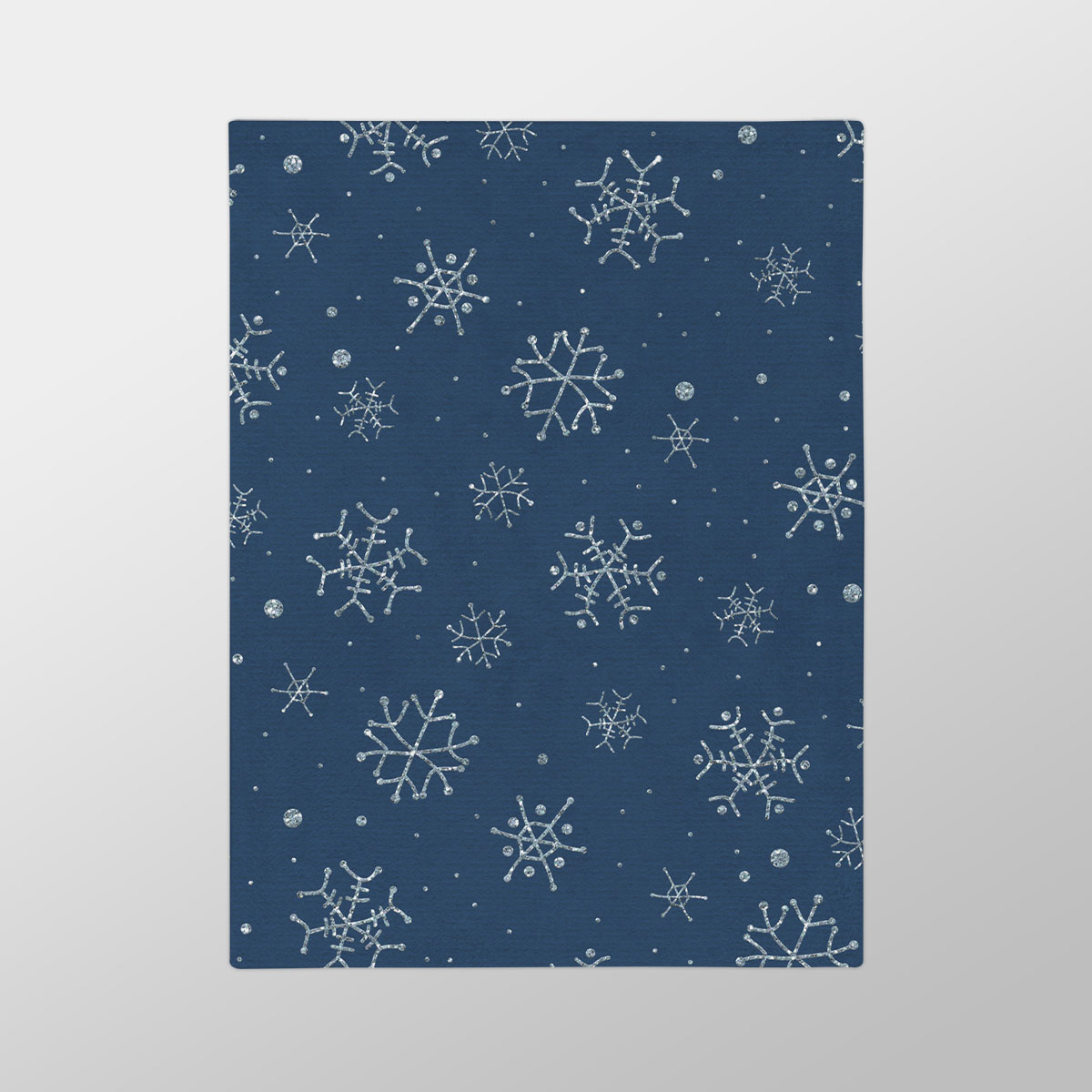 Snowflake, Snowflake Background, Snowflake Pattern 2 Velveteen Minky Blanket