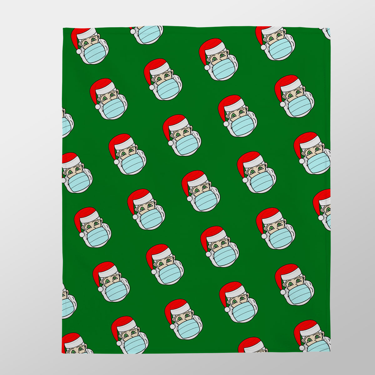 Santa Claus, Christmas Santa, Funny Secret Santa Gifts Velveteen Plush Blanket