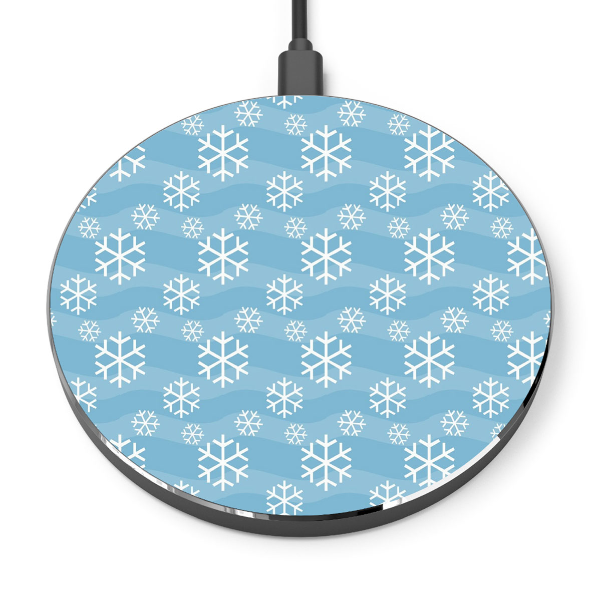 Snowflake, Snowflake Background, Snowflake Pattern 7 Printed Wireless Charger