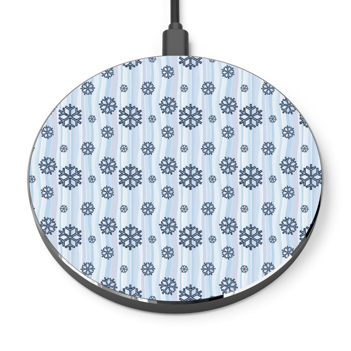 Snowflake, Snowflake Background, Snowflake Pattern 8 Printed Wireless Charger