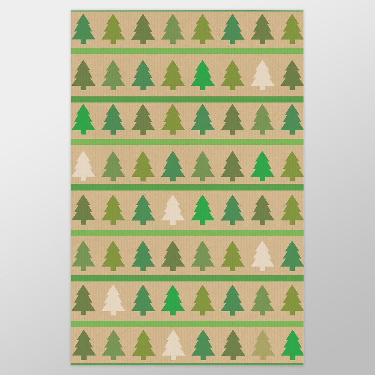 Christmas Tree, Pine Tree, Pine Tree Drawing Wrapping Paper