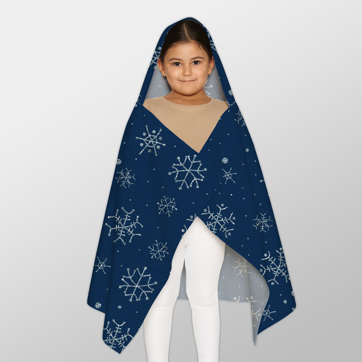 Snowflake, Snowflake Background, Snowflake Pattern 2 Youth Hooded Towel