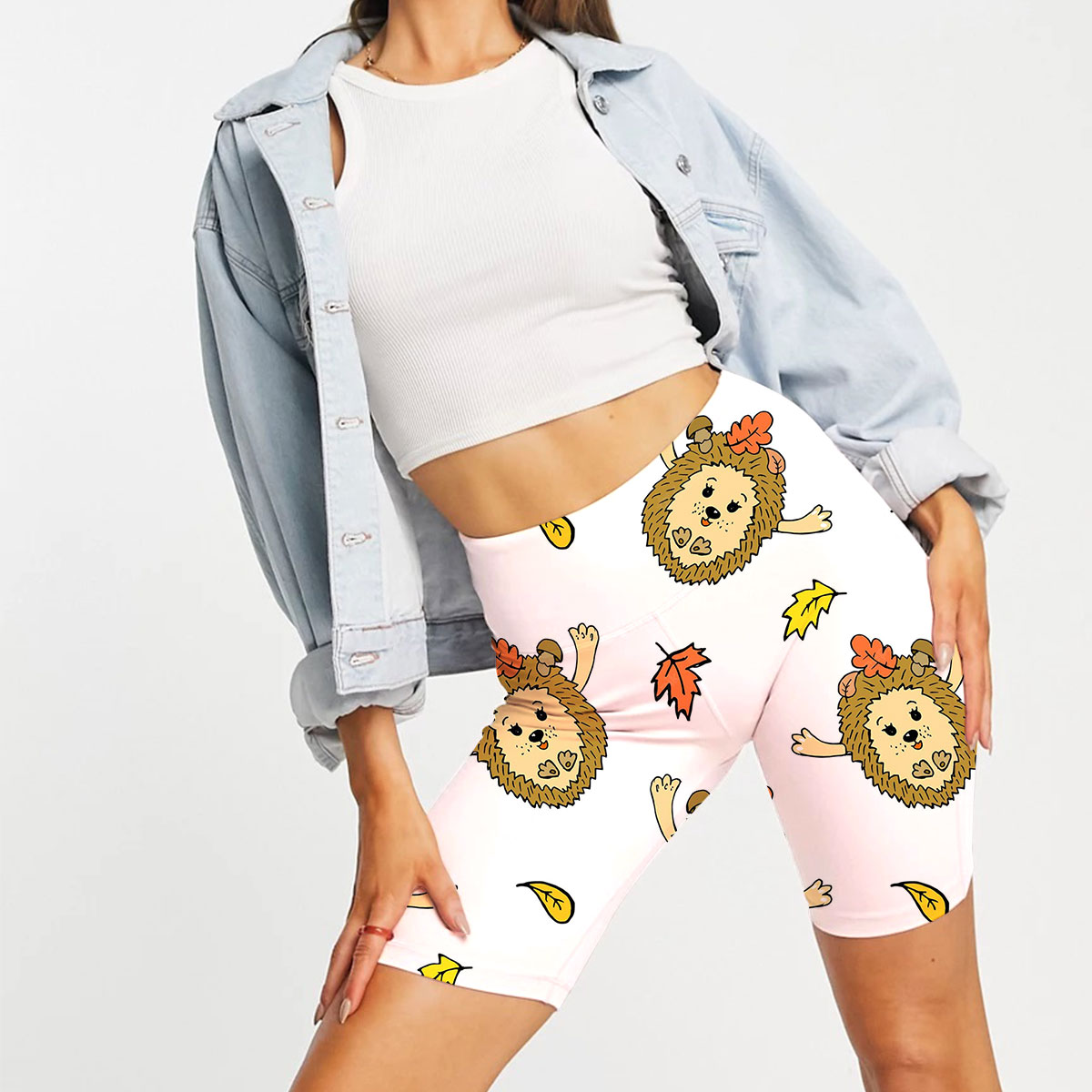 Autumn Princess Hedgehog Casual Shorts