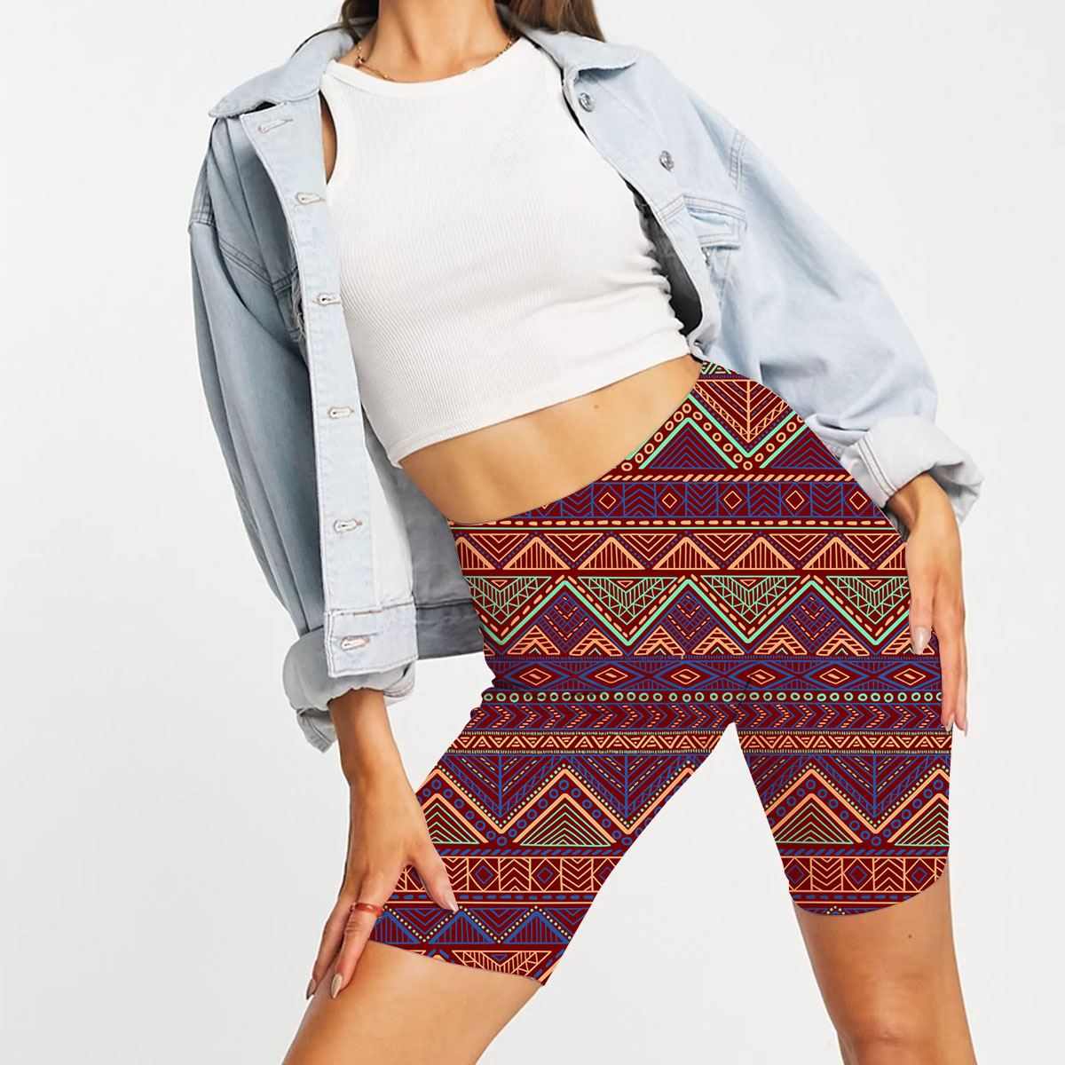 Bohemian Style Tribal Ethnic Casual Shorts
