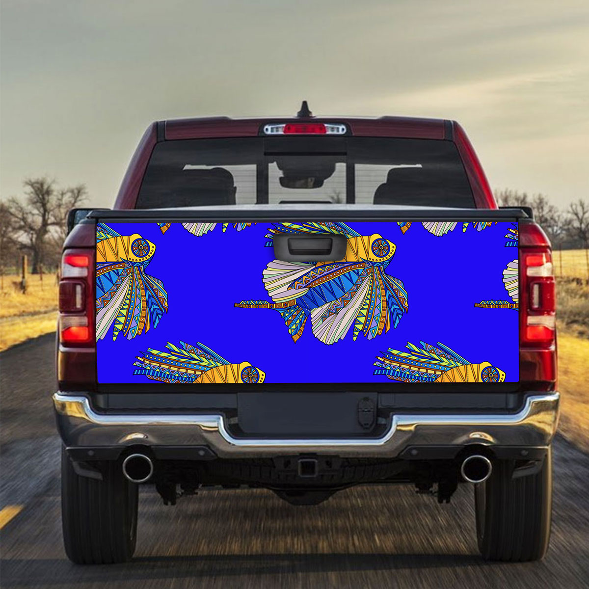 African Lionfish Truck Bed Decal
