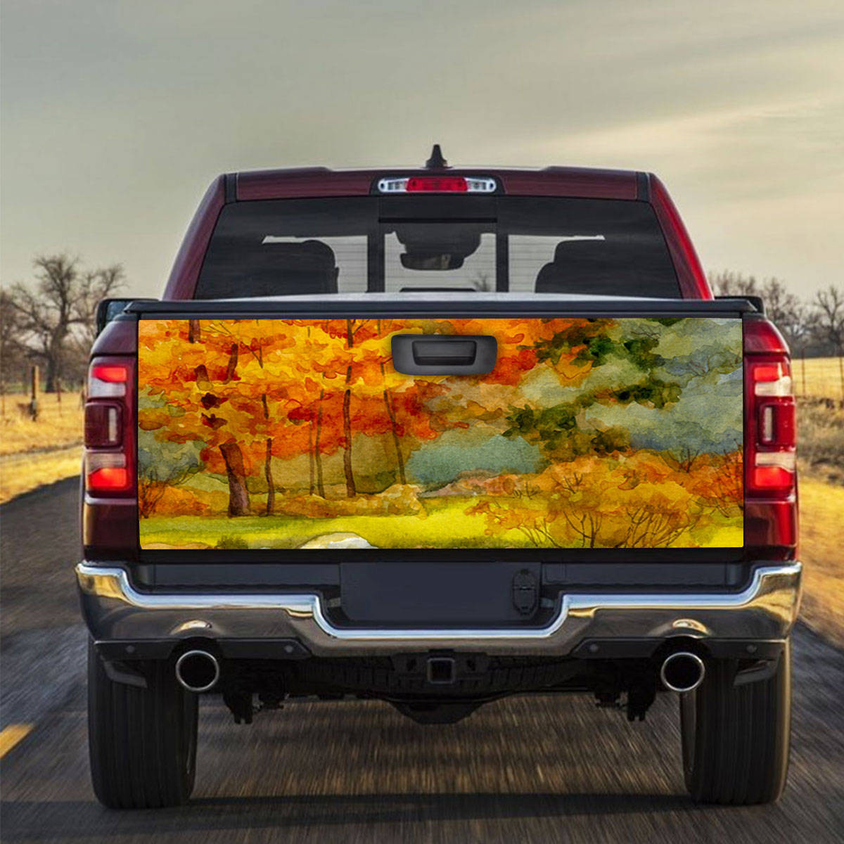Autumn Forest Truck Bed Decal