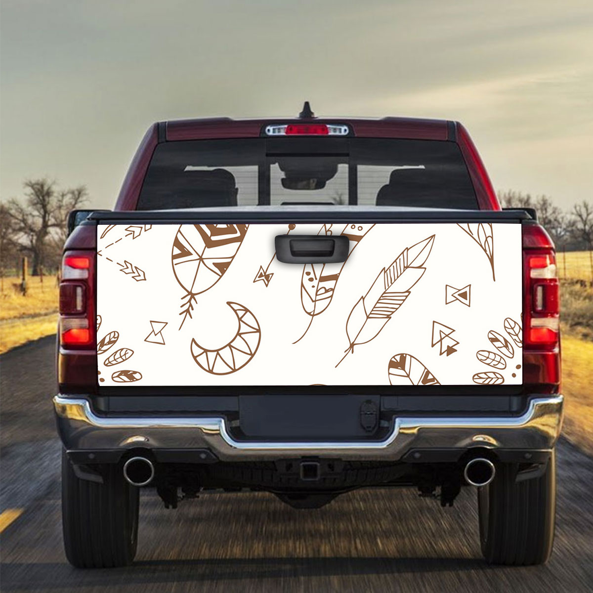 Boho Chic Style Truck Bed Decal