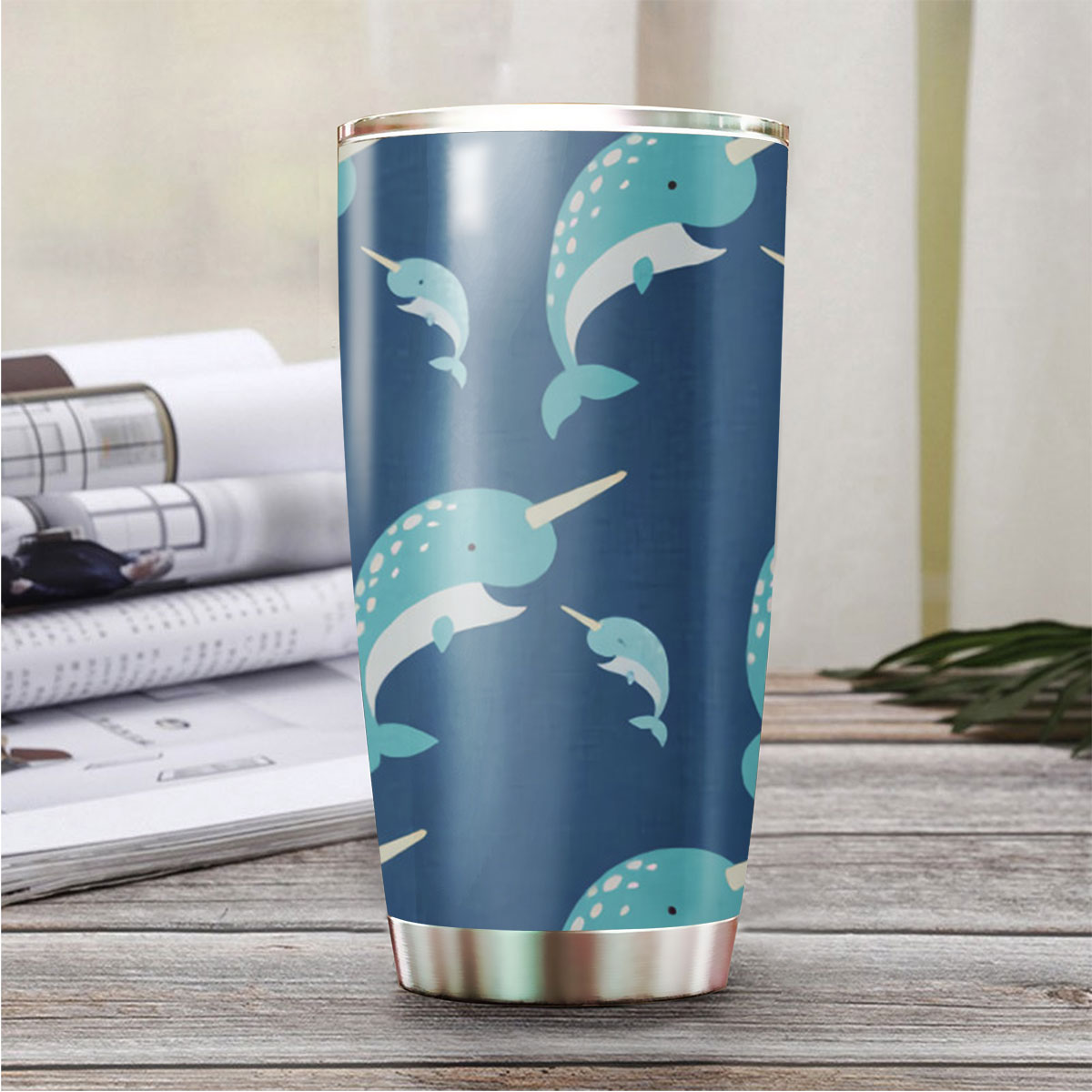 Big And Small Narwhal Tumbler