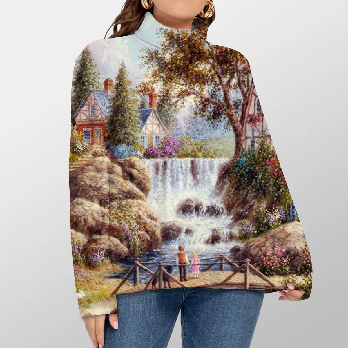 Angel Fall Turtleneck Sweater