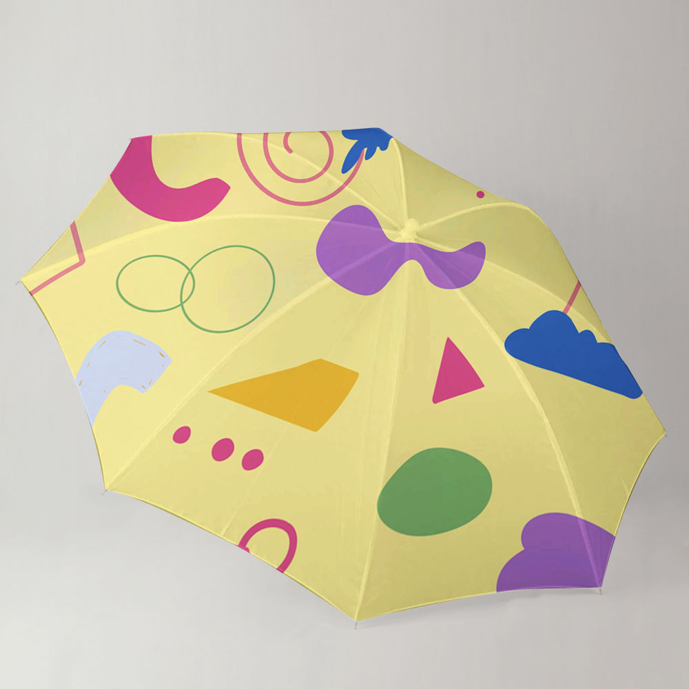 Abstract Minimalist Elements Simple Umbrella