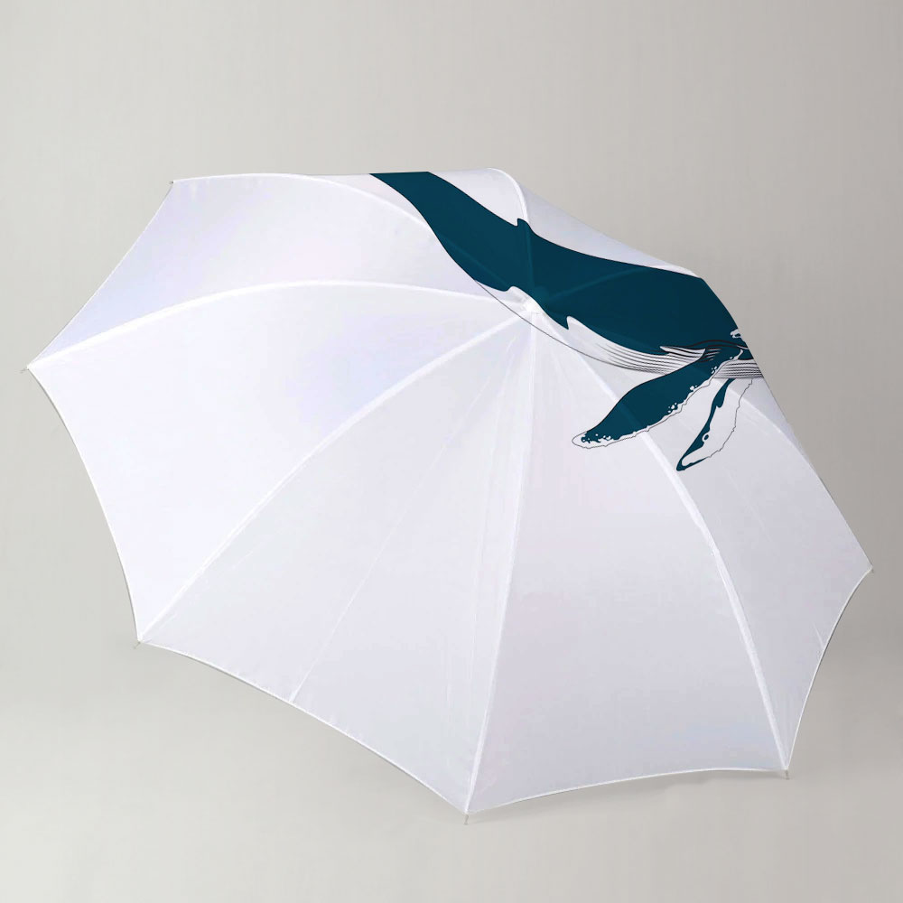 Beautiful Blue Whale Umbrella