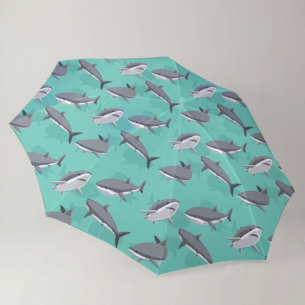 Big Great White Shark Umbrella