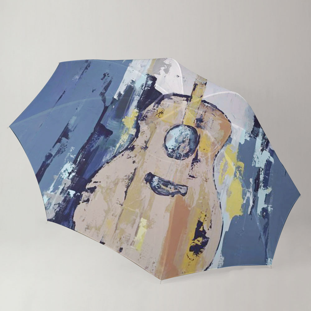 Blue Guitar Umbrella