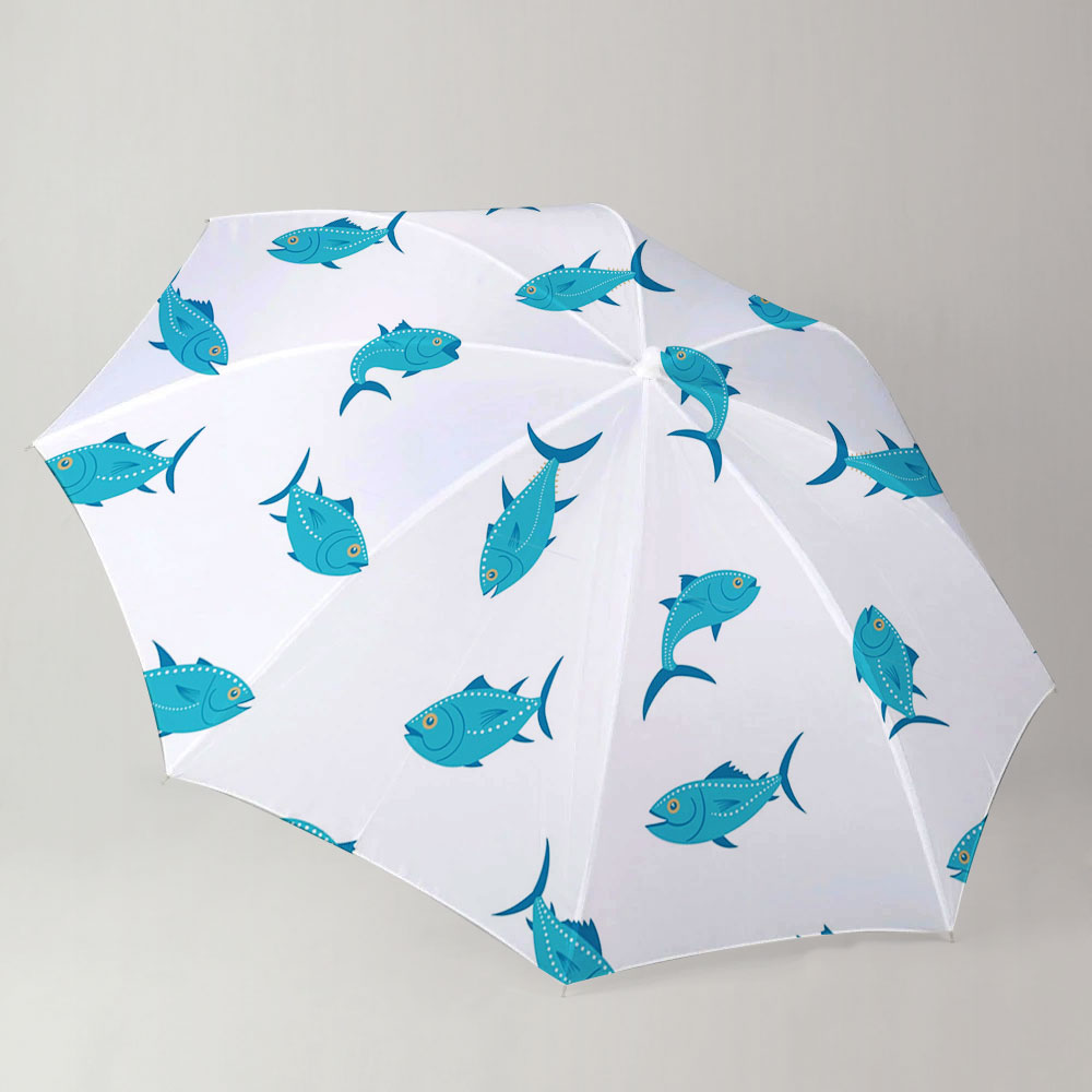Blue Tuna Monogram Umbrella