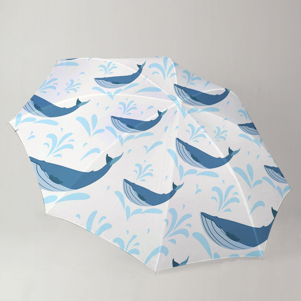 Brething Blue Whale Umbrella