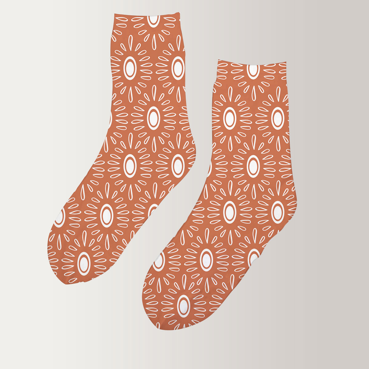 Bohemian Modern 3D Socks