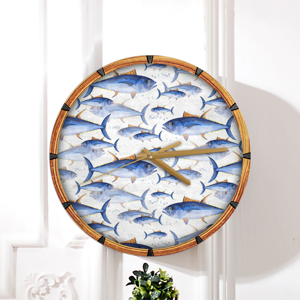 Bluefin Tuna Wall Clock