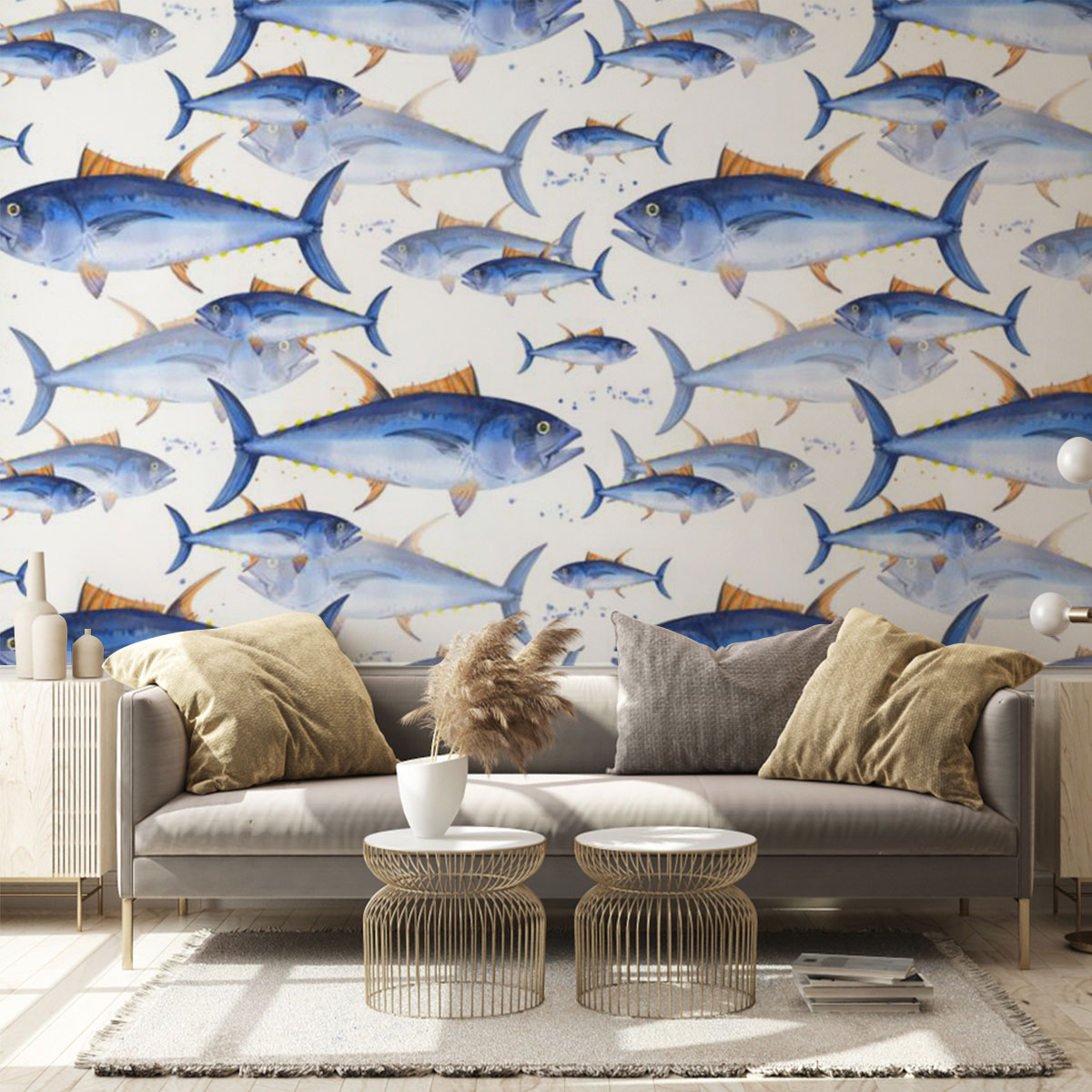 Bluefin Tuna Wall Mural