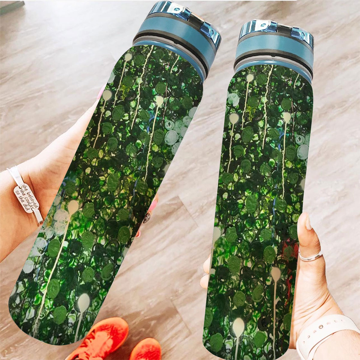 Abstract Forest Tracker Bottle