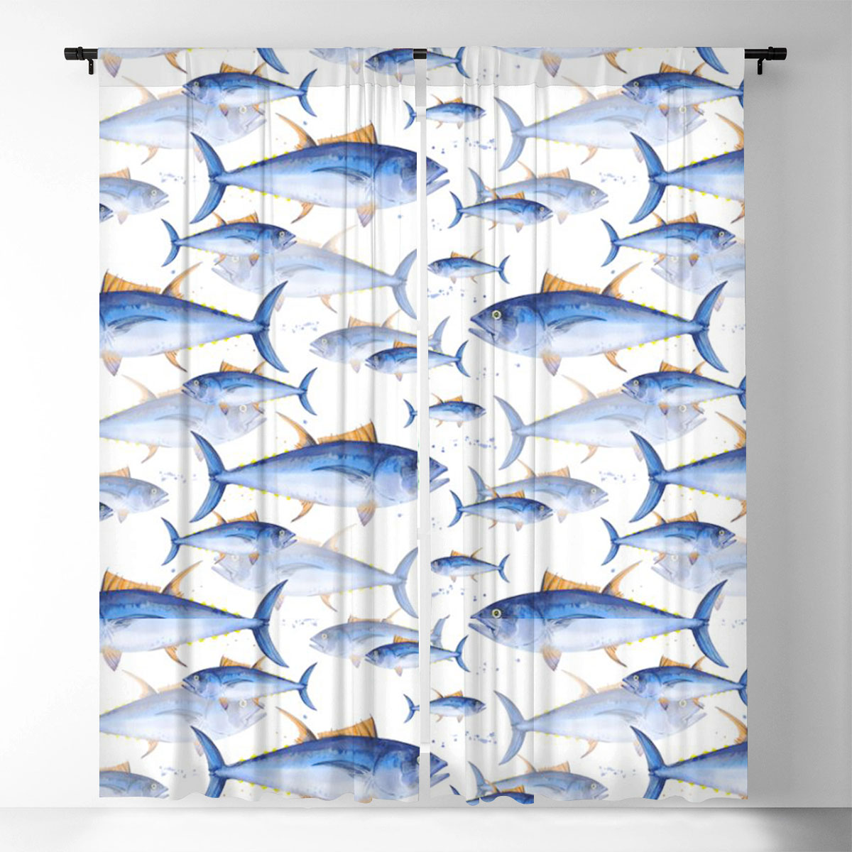 Bluefin Tuna Window Curtain